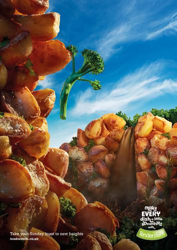 英國Tenderstem食品平面廣告設(shè)計(jì) 從創(chuàng)意到制作全流程